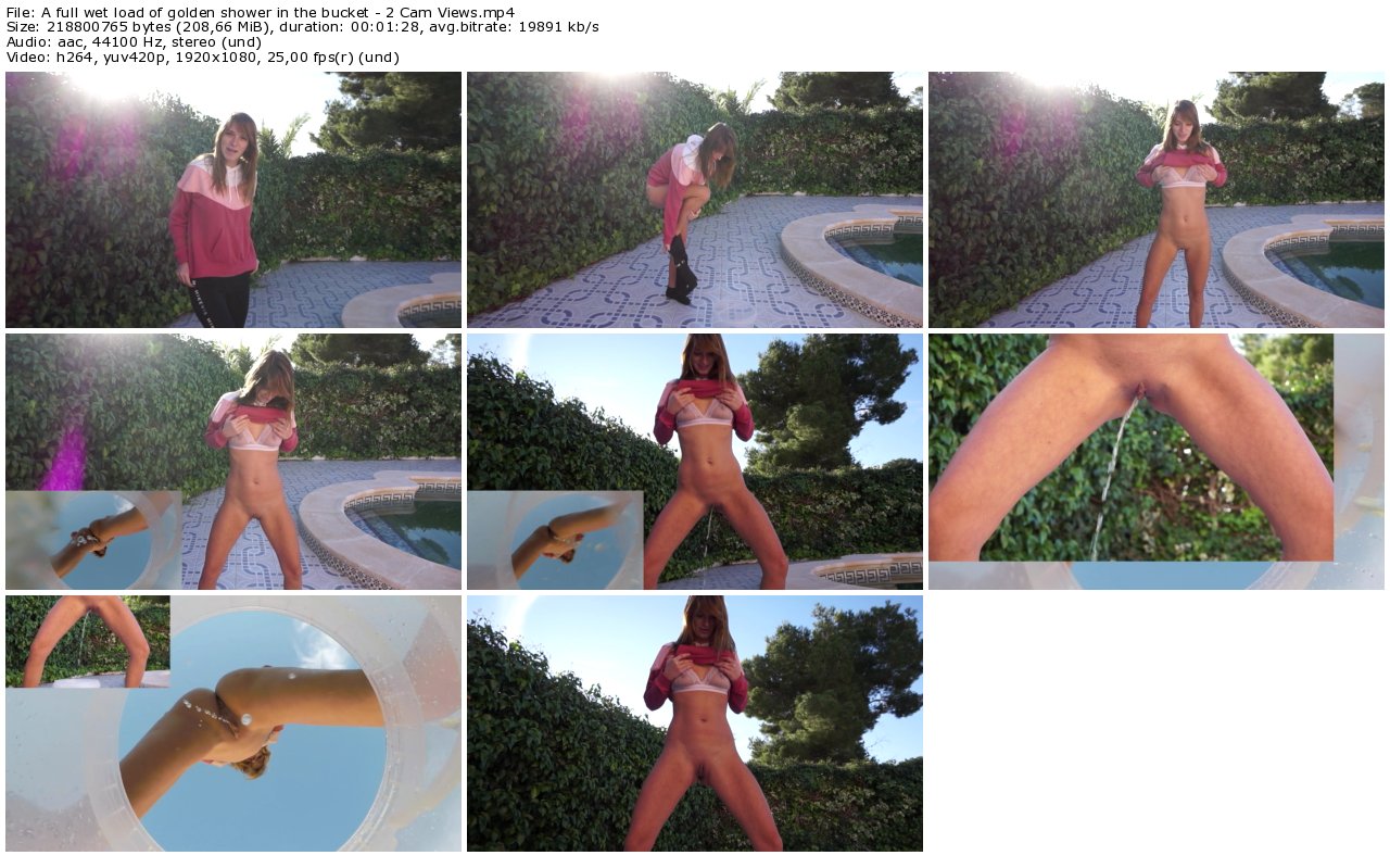 A full wet load of golden shower in the bucket - 2 Cam Views_thumb.jpg